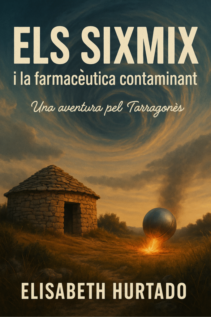 Els Sixmix i la farmacèutica contaminant Portada del llibre juvenil en català “Els Sixmix i la farmacèutica contaminant”, una aventura de misteri i natura